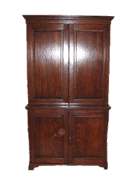 Antieke 4-deurs kast image
