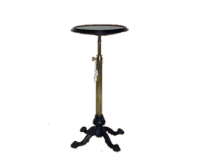tafeltje met gietijzer/koper poot  VERKOCHT image