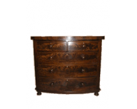 Antieke gebogen ladenkast image